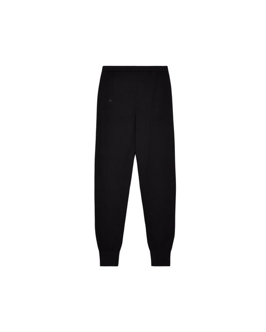 PANGAIA Black Dna Regenerative Merino Wool Track Pants for men