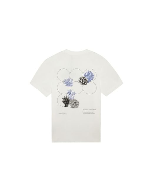 PANGAIA White Coral Gardeners Midweight T-Shirt—Off