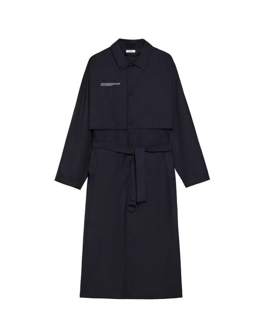 PANGAIA Blue Archive Recycled Nylon Trench Coat for men