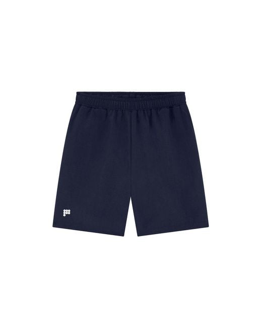 PANGAIA Blue Recycled Nylon Shorts—Granite for men