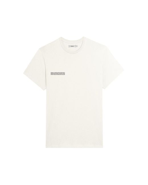 PANGAIA White Cotton T-shirt With C-fiber Core