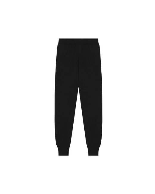 PANGAIA Black Dna Knitted Track Pants for men