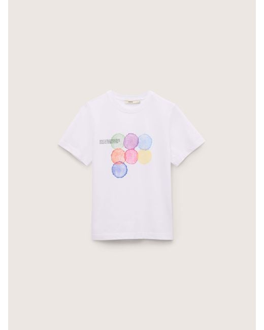 PANGAIA Pink Midweight T-Shirt Seven Circles