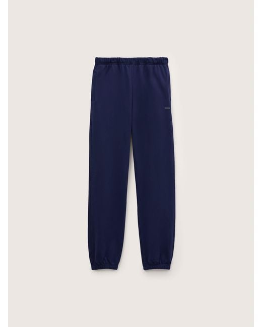 PANGAIA Blue Midweight Track Pants—Ocean for men