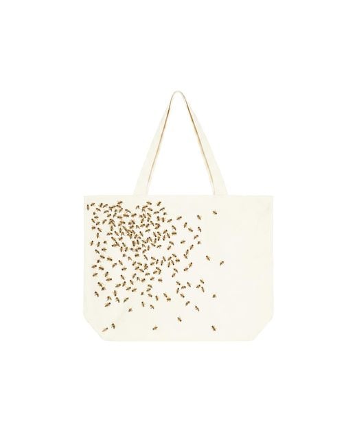 PANGAIA White Bee The Change Tote Bag—Off