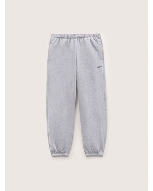 PANGAIA White Midweight Track Pants— Marl