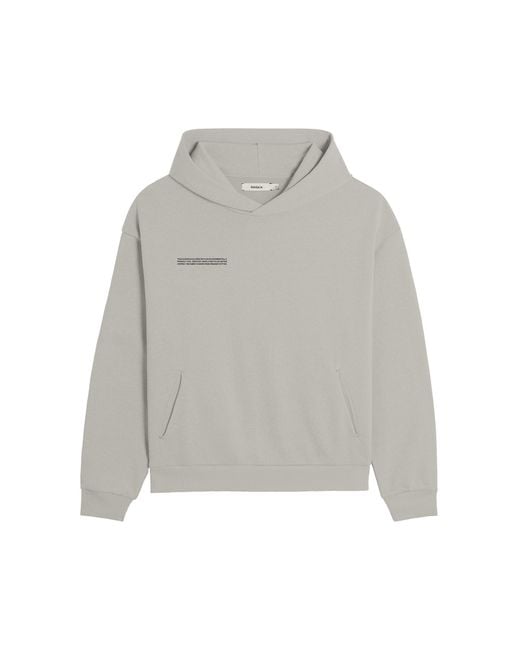 PANGAIA Gray 365 Midweight Hoodie for men
