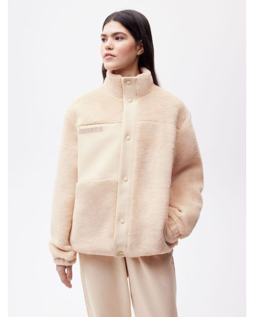 PANGAIA Natural Recycled Wool Fleece Jacket