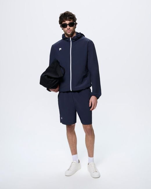 PANGAIA Blue Recycled Nylon Shorts—Granite for men