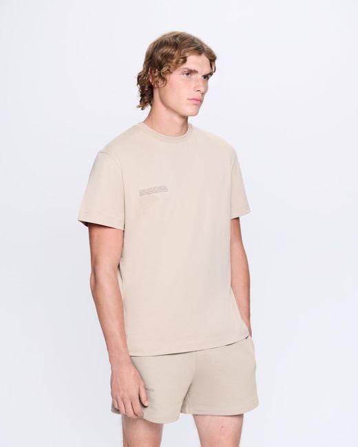 PANGAIA Gray 365 Midweight T-Shirt—Stone for men