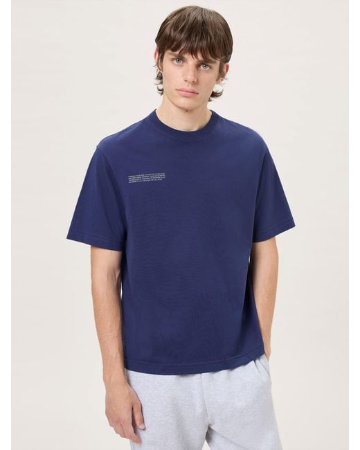 PANGAIA Blue Midweight T-Shirt—Ocean for men