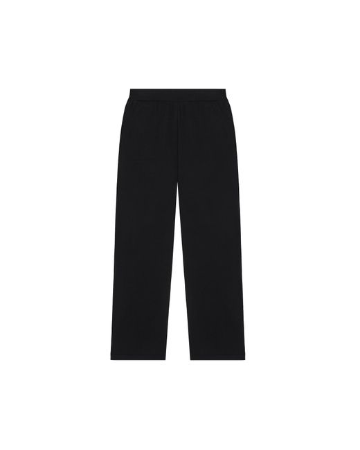PANGAIA Black Dna Knitted Straight Leg Track Pants