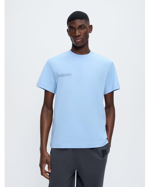 PANGAIA Blue 365 Midweight T-Shirt—Dewdrop for men