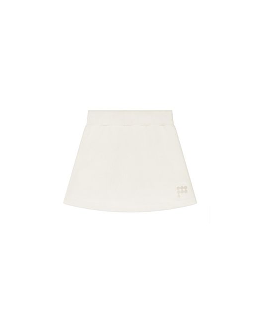 PANGAIA White Cotton Skirt—Bone