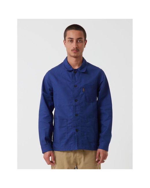 mens blue worker jacket