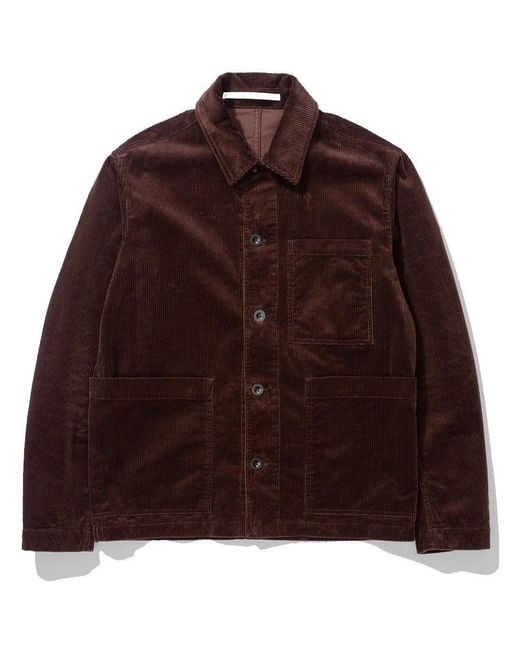 Norse Projects Brown Tyge Corduroy Shirt for men