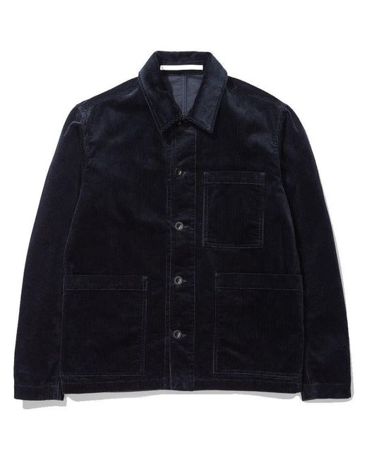 Norse Projects Blue Tyge Corduroy Shirt for men
