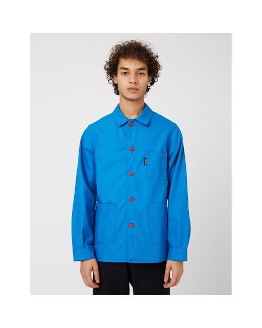 Le Laboureur Blue Work Jacket (cotton Drill) for men