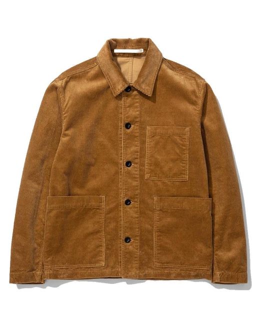 Norse Projects Brown Tyge Corduroy Shirt for men