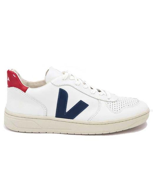 Veja White Leather Extra Sneakers