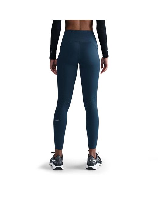 Nike Blue Wo Swift High-waisted 7/8 Leggings