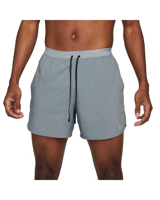 Nike Mens Drifit Stride 5 Inch Brieflined Running Shorts Mens Drifit