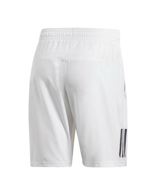 Adidas White Club Tennis 3-stripes Shorts Club Tennis 3-stripes Shorts for men