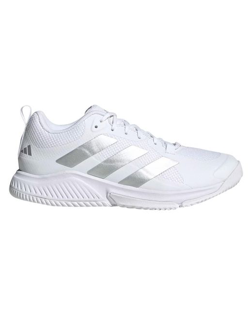 Adidas White Court Team Bounce 2.0 Shoes Court Team Bounce 2.0 Shoes