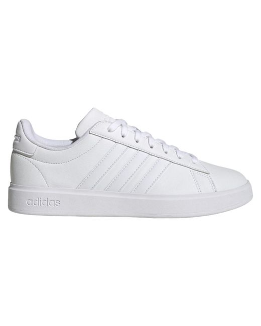 adidas grand court mens white