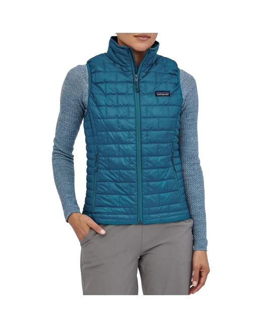 Patagonia Nano Puff Vest in Blue Lyst