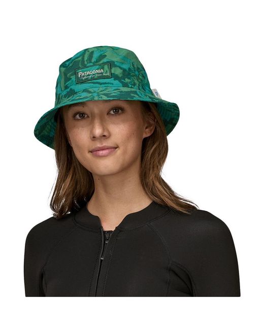 Patagonia Green Wavefarer Bucket Hat Wavefarer Bucket Hat