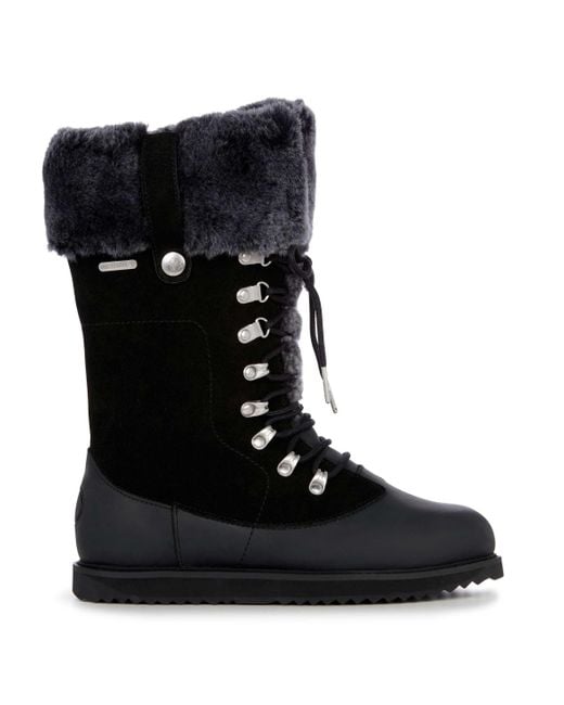 EMU Suede Wo Orica Hi Winter Boots in Black - Lyst