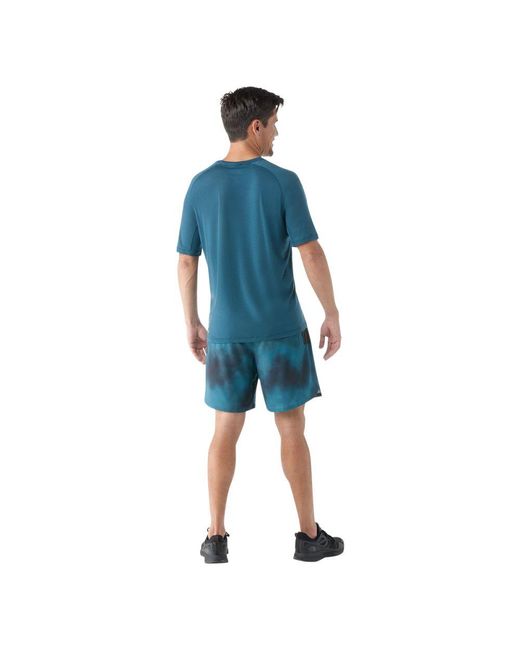 Smartwool Blue Active Ultralite Short Sleeve T-shirt Active Ultralite Short Sleeve T-shirt for men