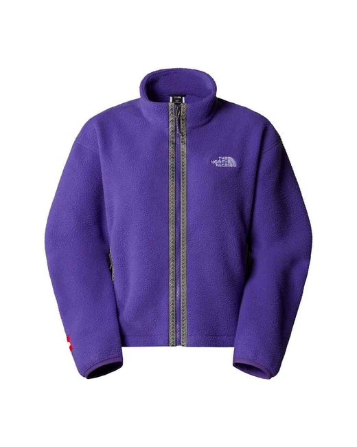 The North Face Purple Tnf Fleeski Full Zip Jacket