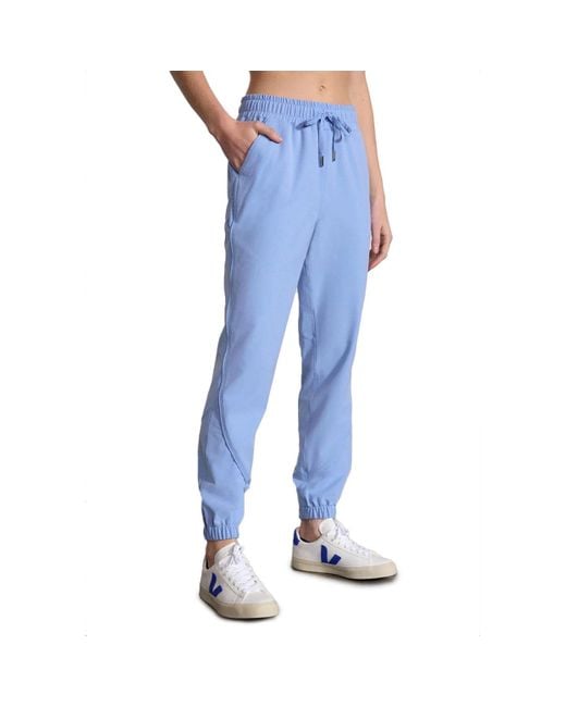 Mpg Blue Wo Rove Core High-rise Panelled Joggers Wo Rove Core High-rise Panelled Joggers