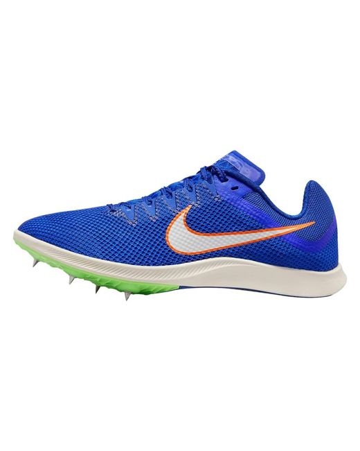 Nike Blue Zoom Rival Mid Distance Cleats Zoom Rival Mid Distance Cleats