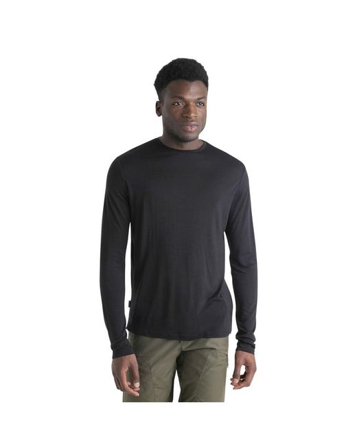 Icebreaker Black 125 Cool-lite Merino Blend Sphere Iii Long Sleeve T-shirt 125 Cool-lite Merino Blend Sphere Iii Long Sleeve T-shirt for men