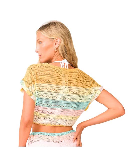 Pilyq Yellow Renee Crop Top