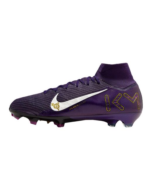 Nike Blue Mercurial Superfly 10 Elite Fg High-top Cleats