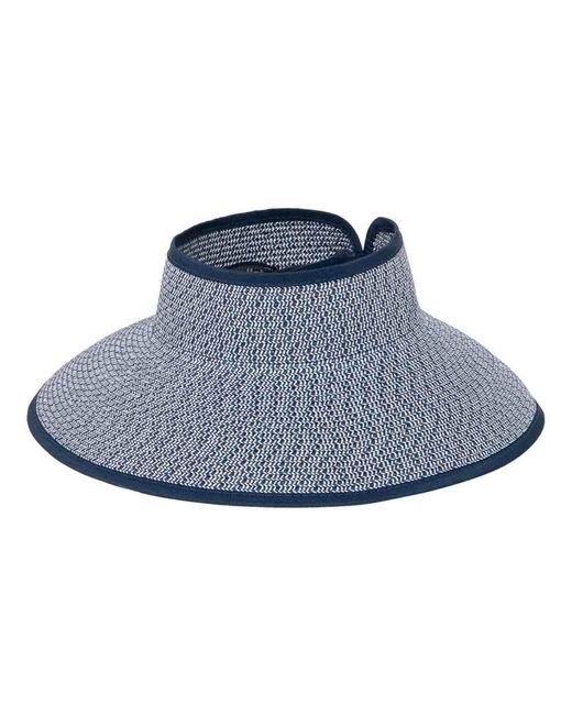 San Diego Hat Blue Packable Visor Hat Packable Visor Hat