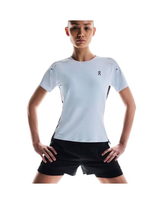 On Shoes Blue Performance Tee