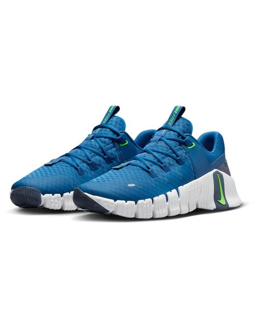 Nike Blue Free Metcon 5 Shoes Free Metcon 5 Shoes for men