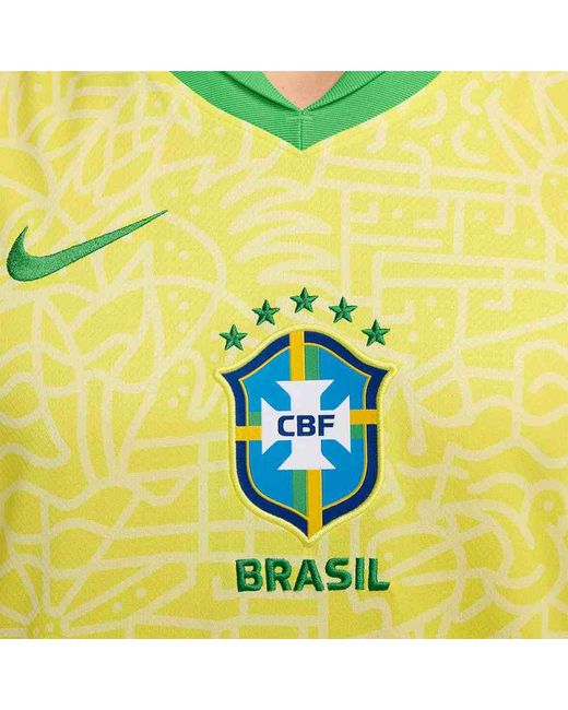Nike Green Brazil 2024 Stadium Home Jersey Brazil 2024 Stadium Home Jersey for men