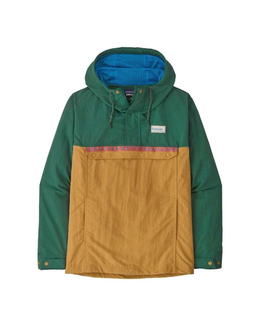 Patagonia Green Isthmus Anorak Pullover Isthmus Anorak Pullover for men