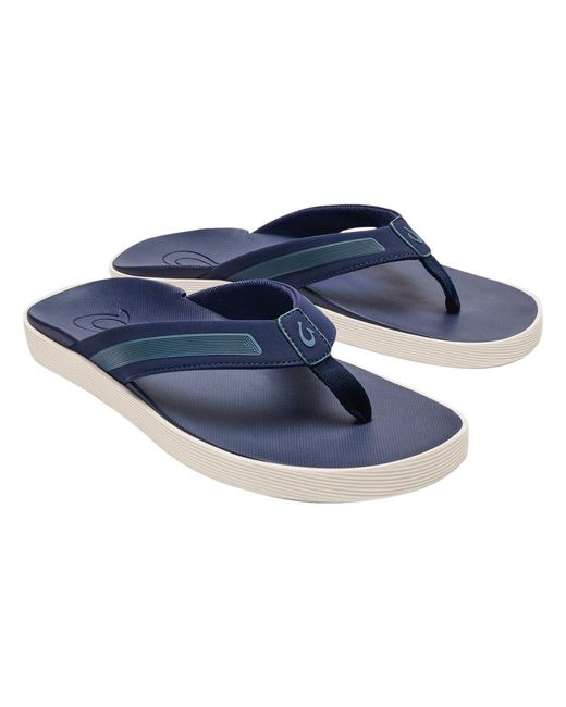 Olukai Blue Leeward Beach Sandals Leeward Beach Sandals for men