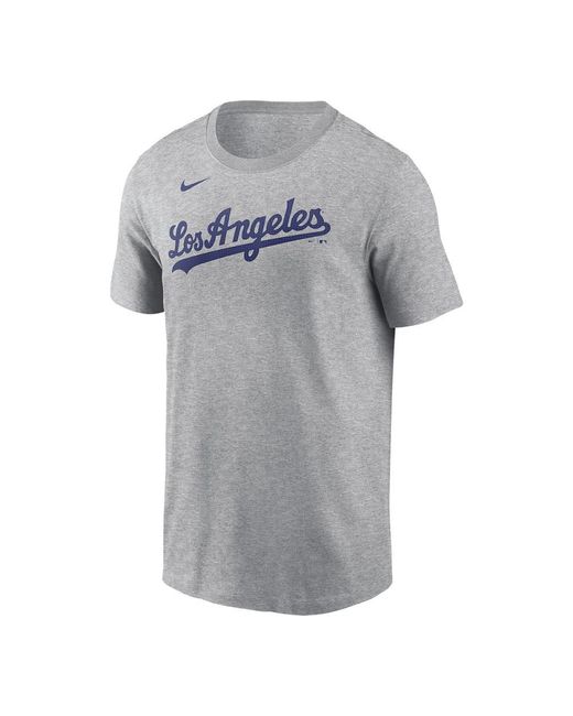 Nike Gray Shohei Ohtani Mlb Los Angeles Dodgers Fuse Shirt Shohei Ohtani Mlb Los Angeles Dodgers Fuse Shirt for men