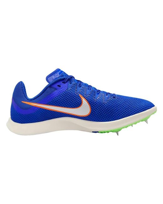 Nike Blue Zoom Rival Mid Distance Cleats Zoom Rival Mid Distance Cleats