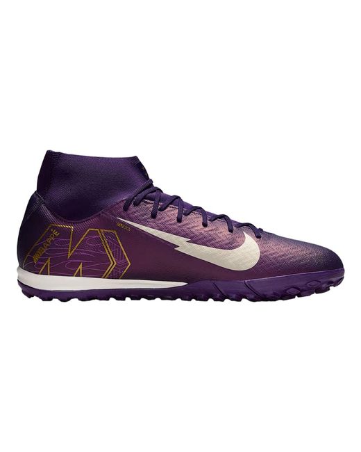 Nike Purple Mercurial Superfly 10 Academy Km Tf Shoes