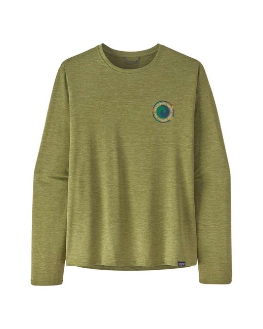 Patagonia Green Long Sleeve Capilene Cool Daily Shirt Long Sleeve Capilene Cool Daily Shirt for men