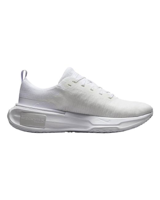 Nike White Zoom Invincible Run Flyknit 3 Shoes Zoom Invincible Run Flyknit 3 Shoes for men